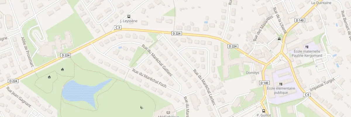 Plan du 23 Rue Mal Leclerc à Panazol