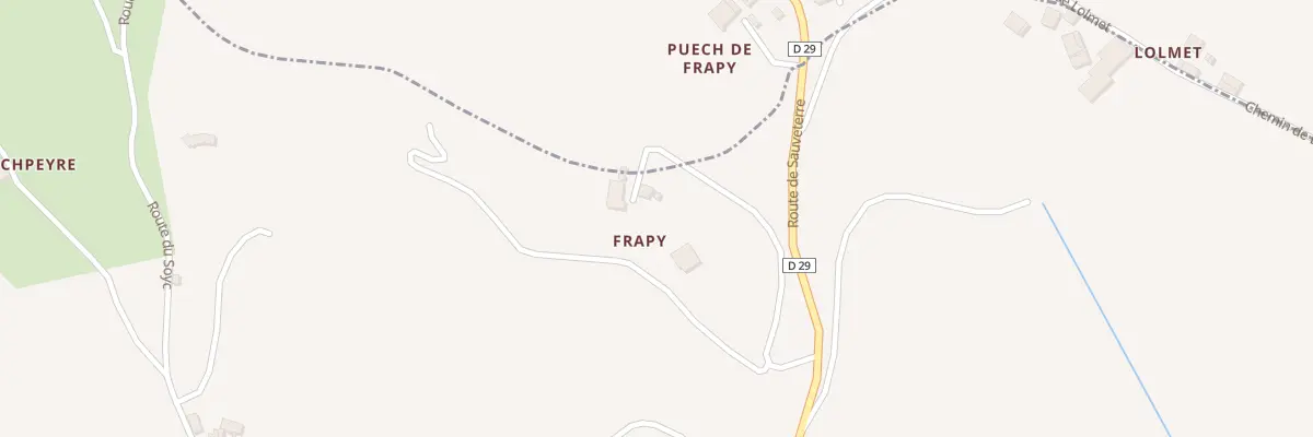 Plan du 5003 Frapy à Labarthe