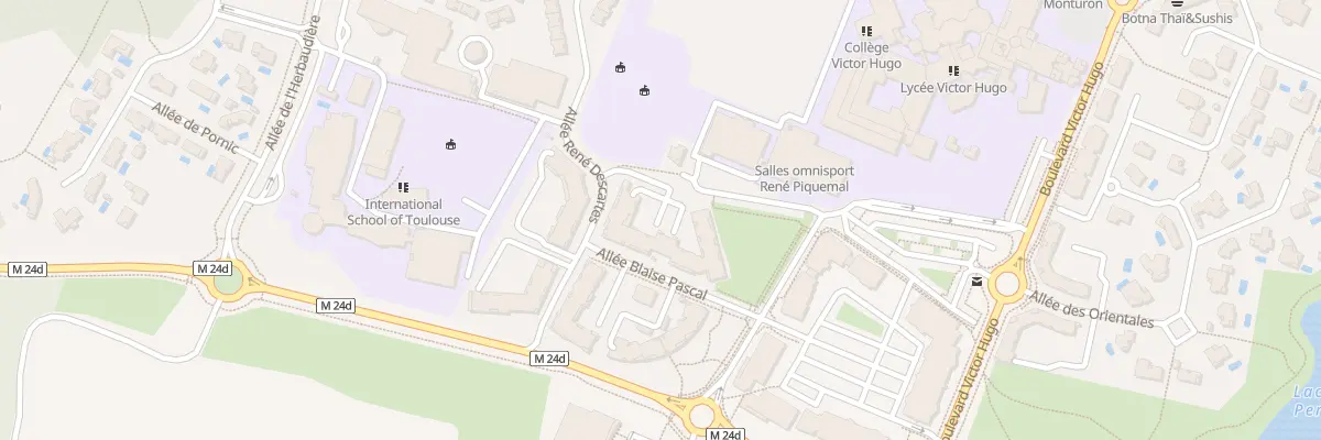 Plan du 33 All René Descartes à Colomiers