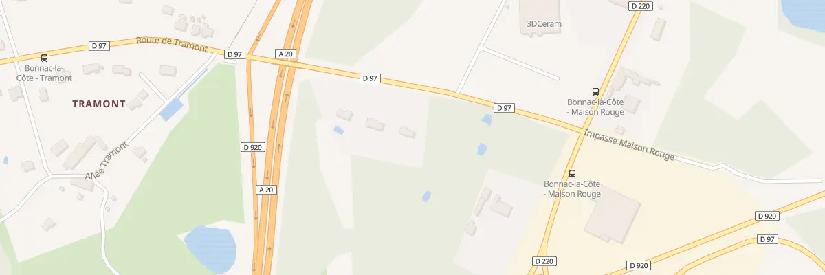 Plan du 6 Roc de Maison Rouge à Bonnac-la-Côte