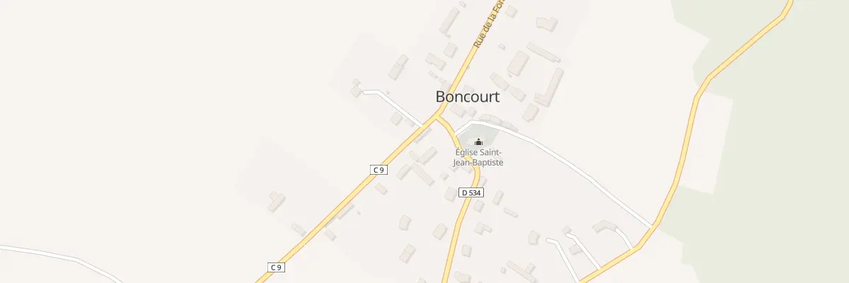 Plan du 9 Rue des Vergers à Boncourt