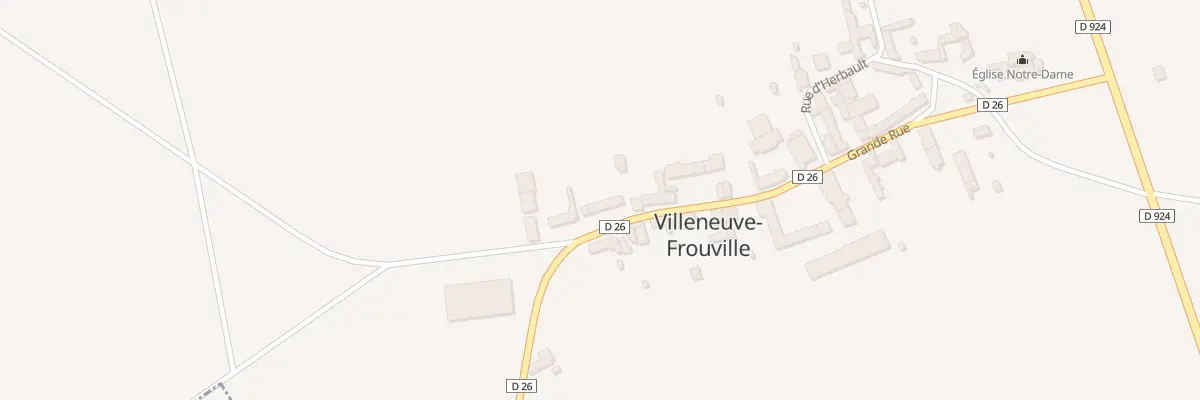 Plan du 13 Rue Grande Rue à Villeneuve-Frouville