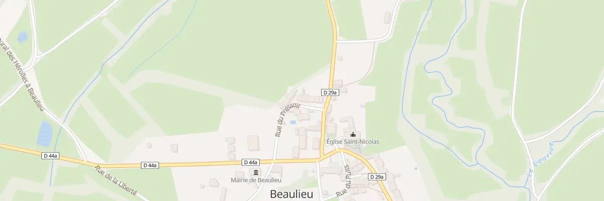 Plan du 5 Rue du Pressoir à Beaulieu