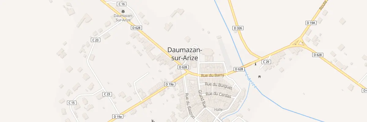 Plan du 1 Che du Vieux Cimetière à Daumazan-sur-Arize