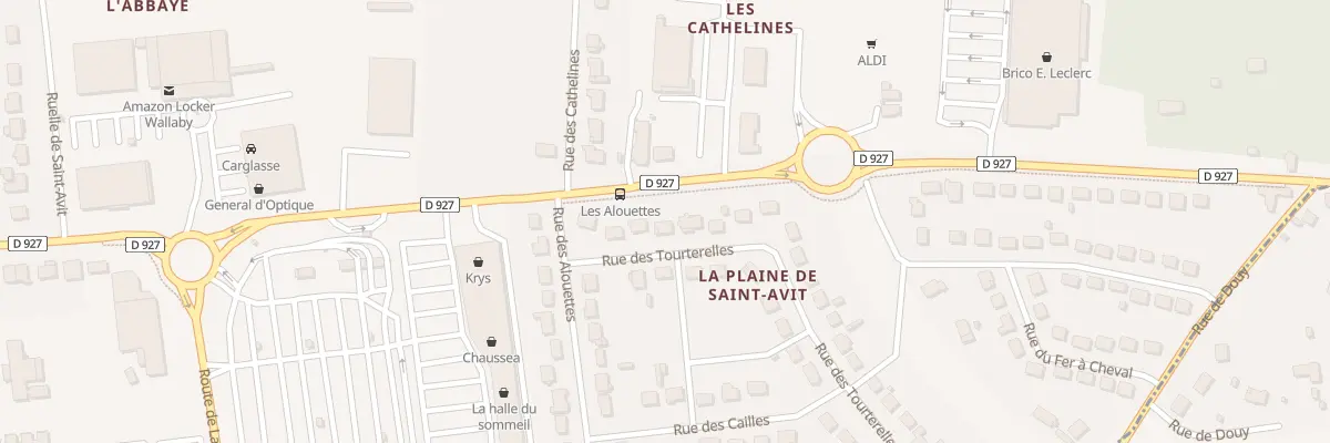 Plan du 6 Rue des Tourterelles à Saint-Denis-Lanneray