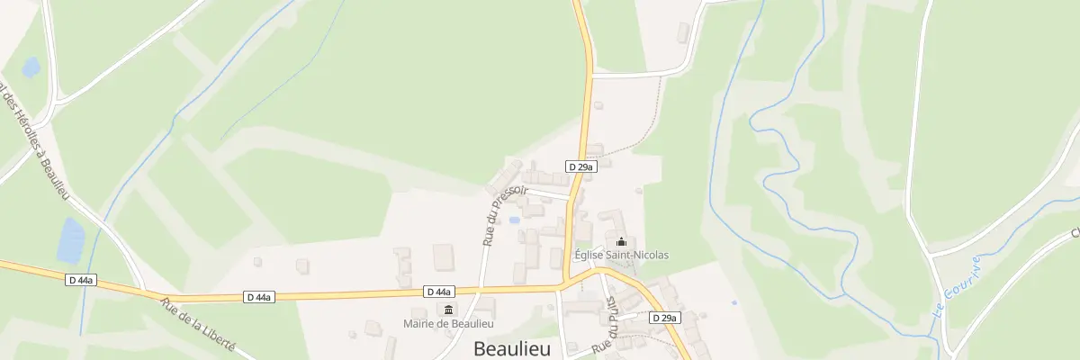 Plan du 7 Rue du Pressoir à Beaulieu