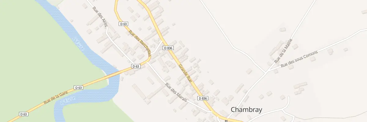 Plan du 72 Gr Grande Rue à Chambray