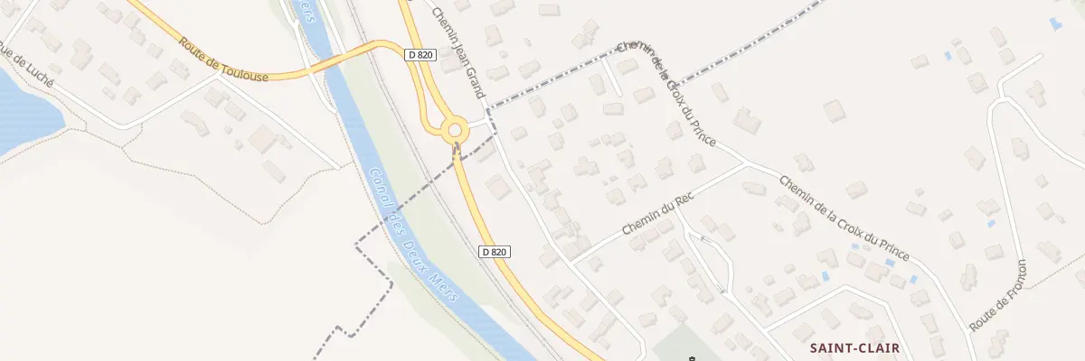 Plan du 86 Che de Jean Grand à Pompignan
