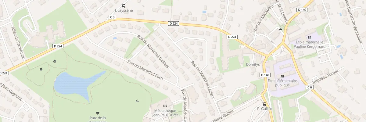 Plan du 19 Rue Mal Leclerc à Panazol
