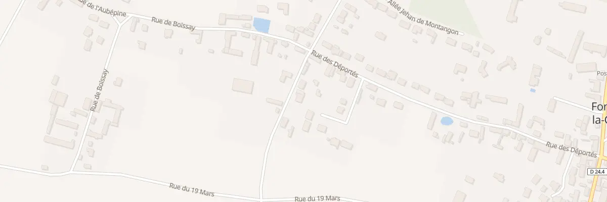 Plan du 7 Rue de la Grosse Pierre à Fontaine-la-Guyon