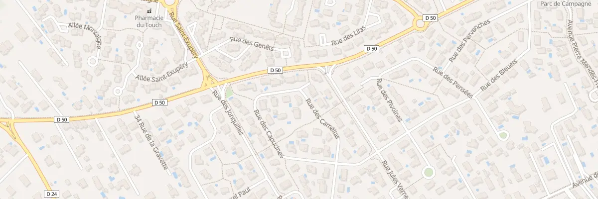 Plan du 23 Rue des Camélias à Plaisance-du-Touch