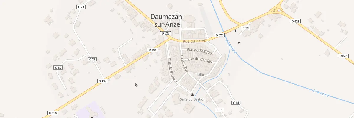Plan du 10 Gr Grand’Rue à Daumazan-sur-Arize