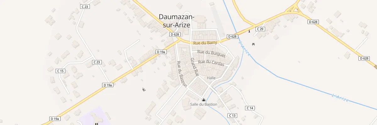Plan du 8 Gr Grand’Rue à Daumazan-sur-Arize