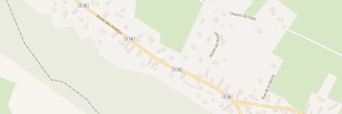 Plan du 480 Rte des Andelys à Amfreville-les-Champs