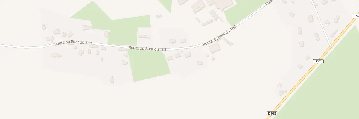 Plan de Rte du Pont du Thil à Saint-Martin-Osmonville
