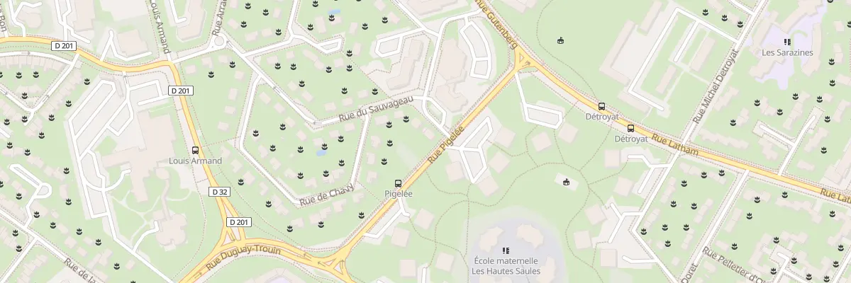 Plan du 25 Rue du Sauvageau à Blois