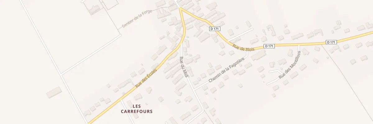 Plan du 3 Rue du Midi à Marolles