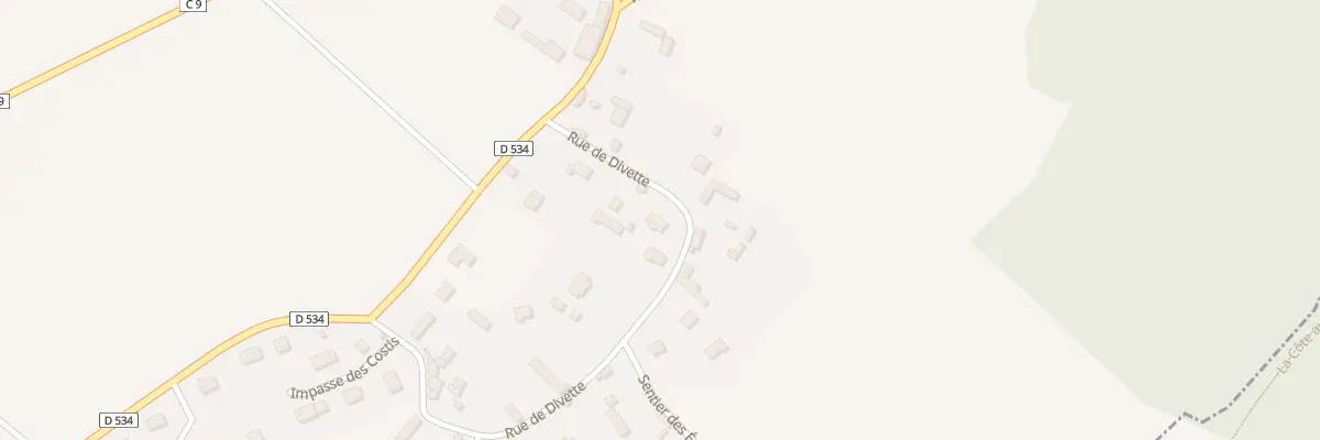 Plan du 13 Rue de Divette à Boncourt