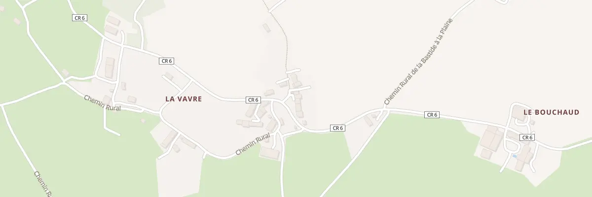 Plan du 11 La Vavre à Prissac