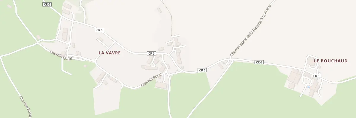 Plan du 13 La Vavre à Prissac