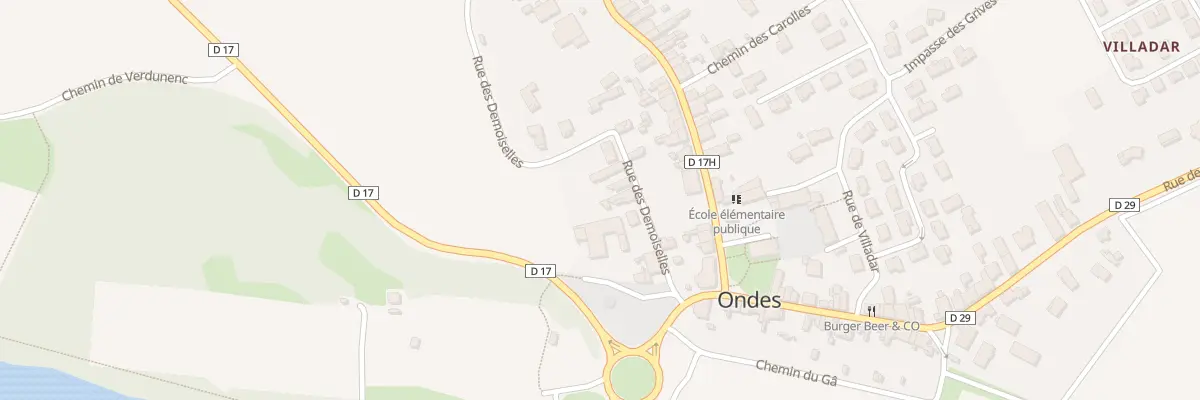 Plan du 7 Rue des Demoiselles à Ondes