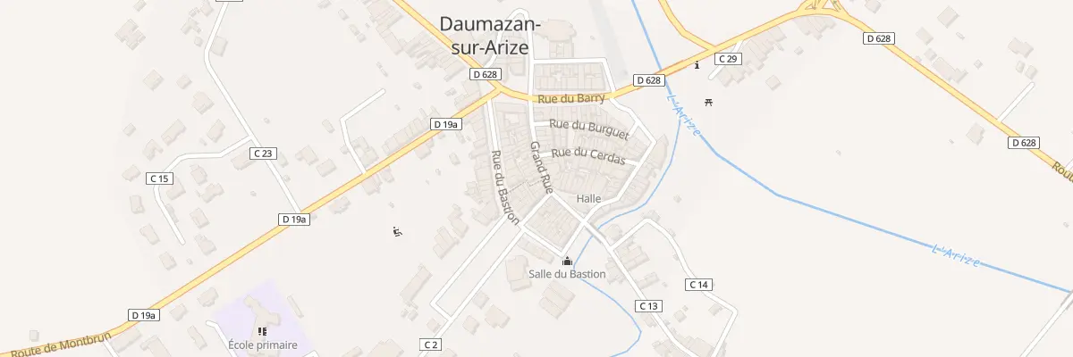 Plan du 20 Gr Grand’Rue à Daumazan-sur-Arize