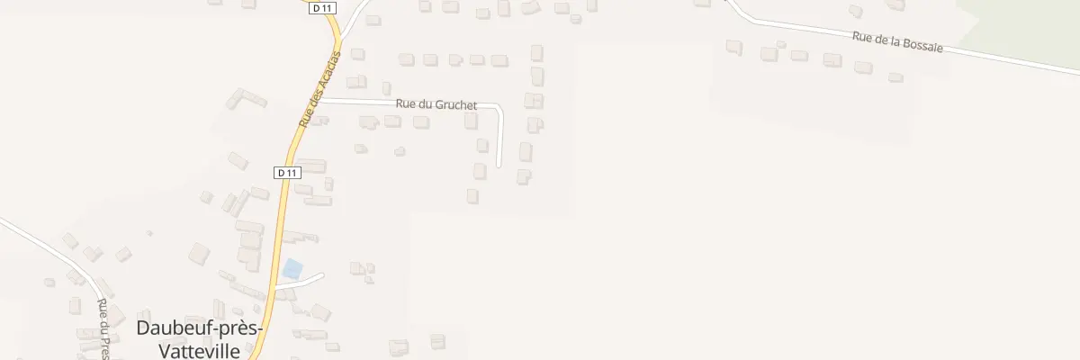 Plan du 11 Rue du Gruchet à Daubeuf-près-Vatteville