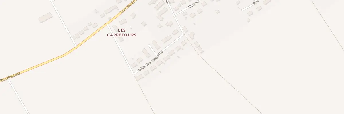 Plan du 5 All des Moissons à Marolles