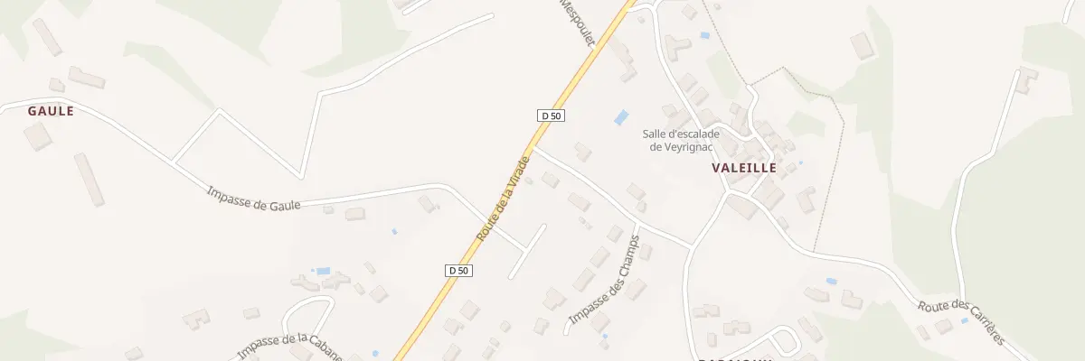 Plan du 437 Valeille à Veyrignac