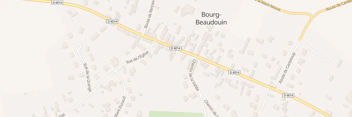 Plan du 21 Rte de Paris à Bourg-Beaudouin