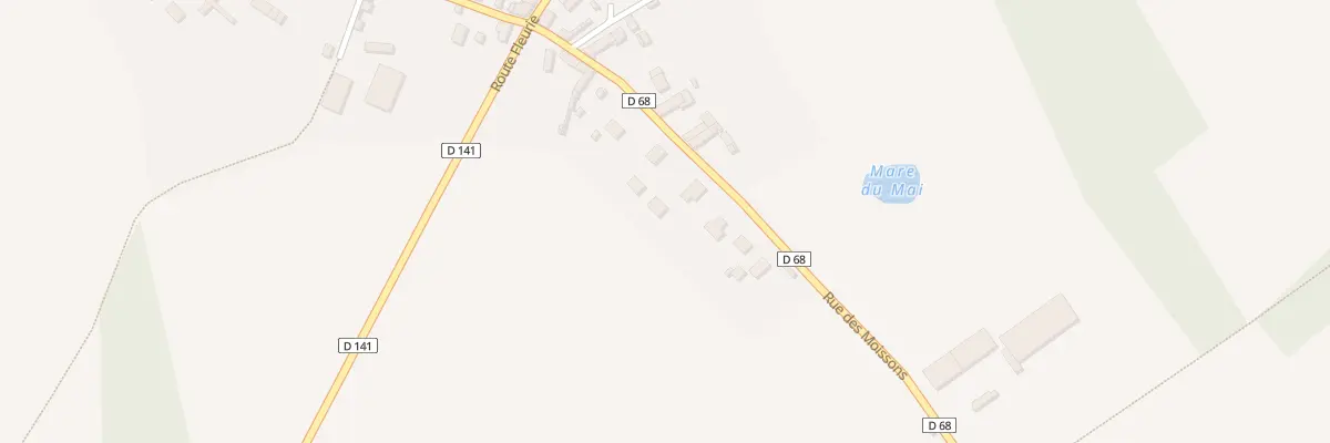 Plan du 12 Rte de la Lande à Fresney