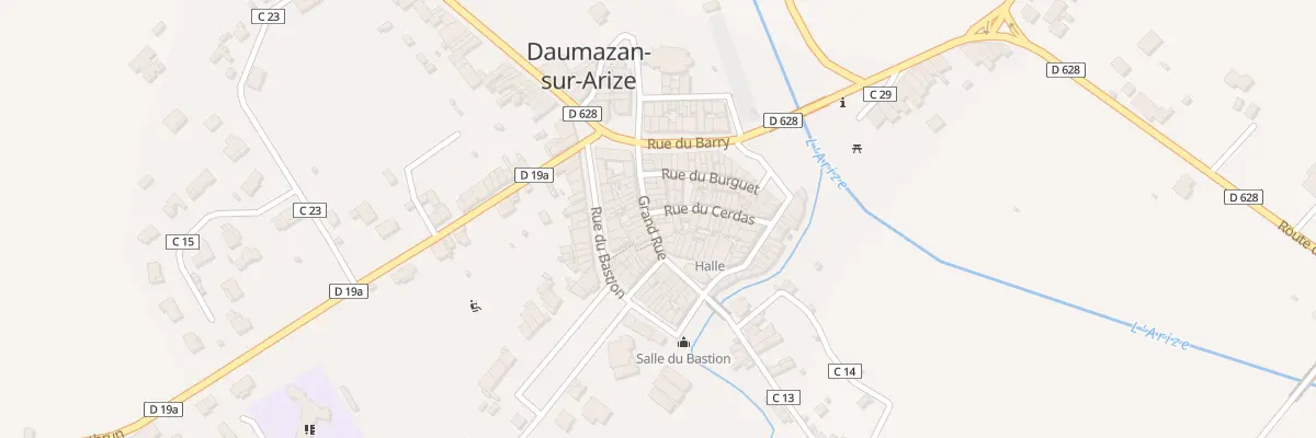 Plan du 5 Gr Grand’Rue à Daumazan-sur-Arize