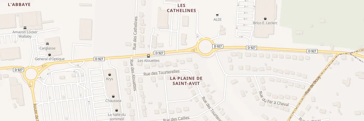 Plan du 12 Rue des Tourterelles à Saint-Denis-Lanneray