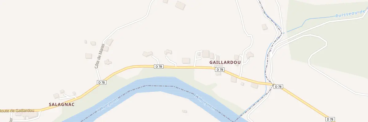 Plan du 1213 Rte de Gaillardou à Montastruc