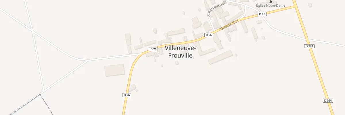 Plan du 22 Rue Grande Rue à Villeneuve-Frouville