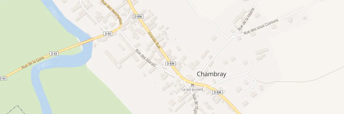 Plan du 60 Gr Grande Rue à Chambray