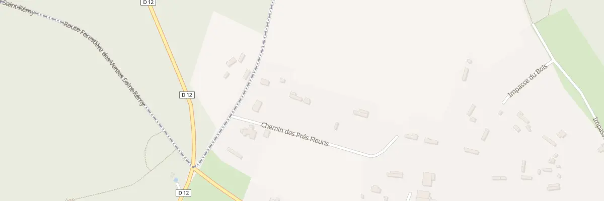 Plan du 144 Rte Val des Gres à Ventes-Saint-Rémy