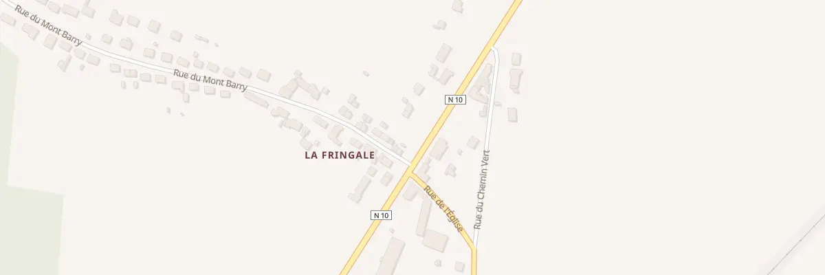 Plan du 2 Rue du Mont Barry à La Chapelle-du-Noyer