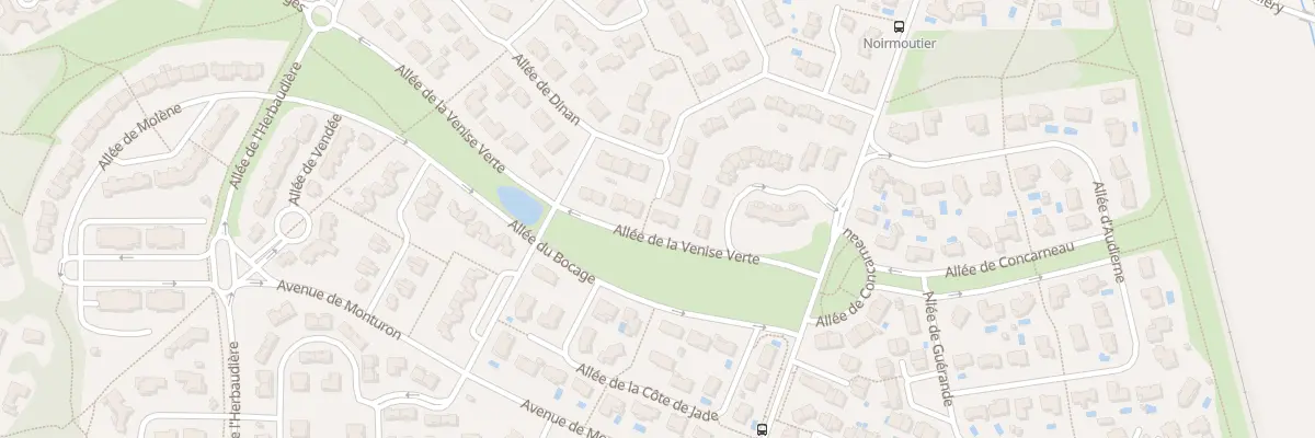 Plan du 2B All de la Venise Verte à Colomiers
