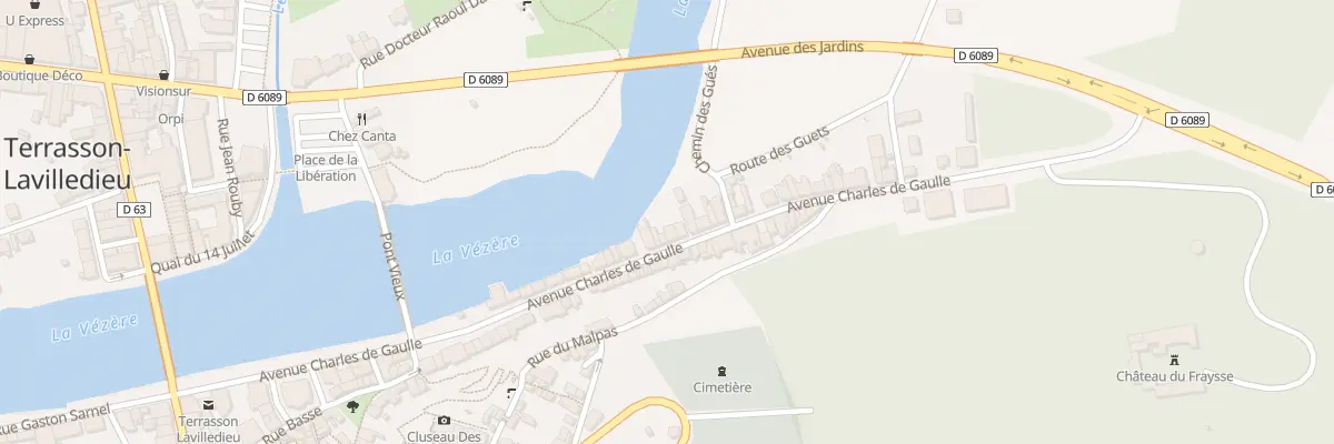 Plan du 27B Av Charles de Gaulle à Terrasson-Lavilledieu