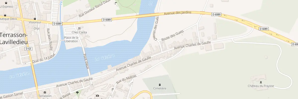 Plan du 27A Av Charles de Gaulle à Terrasson-Lavilledieu