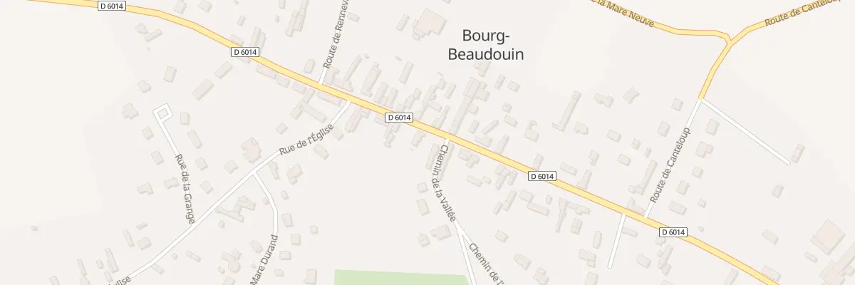 Plan du 23F Rte de Paris à Bourg-Beaudouin