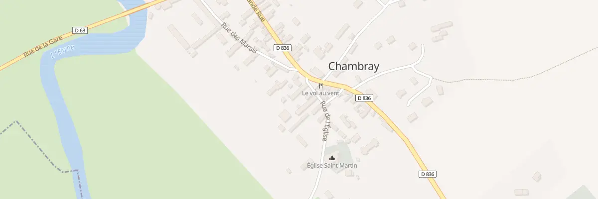 Plan du 2 Pl de la Mairie à Chambray