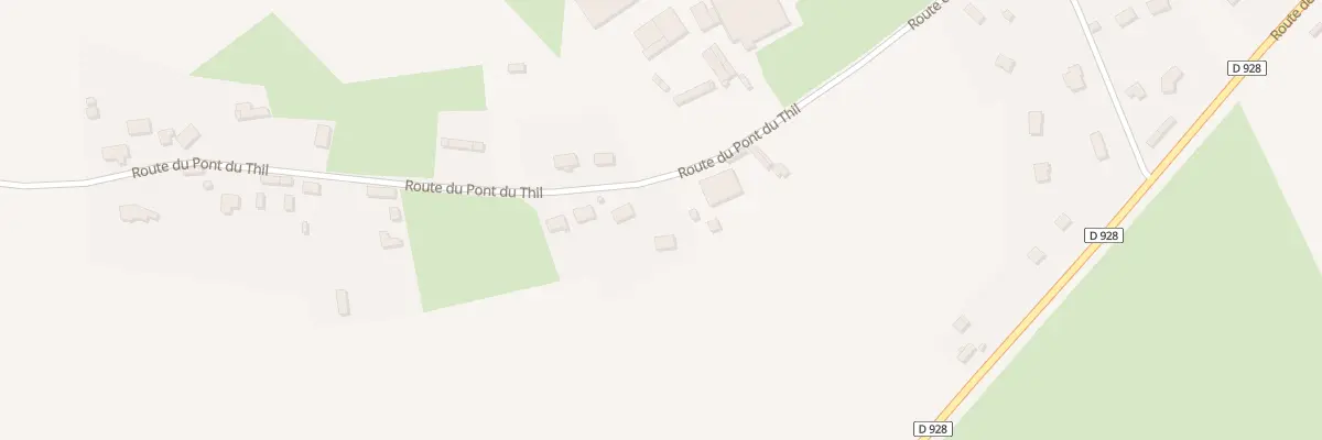 Plan du 323 Rte du Pont du Thil à Saint-Martin-Osmonville