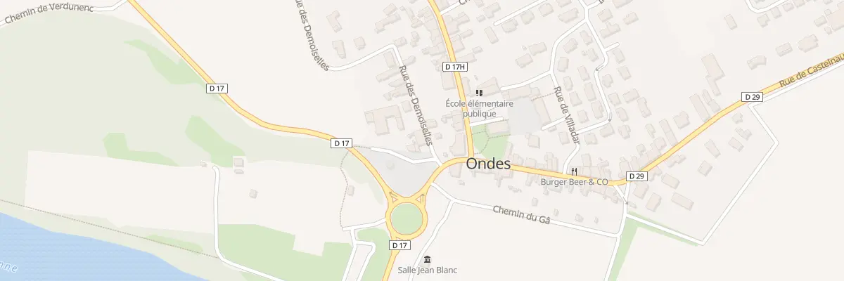 Plan du 1B Rue des Demoiselles à Ondes