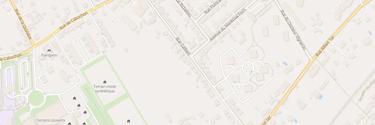 Plan du 28 Rue Galliéni à Blois