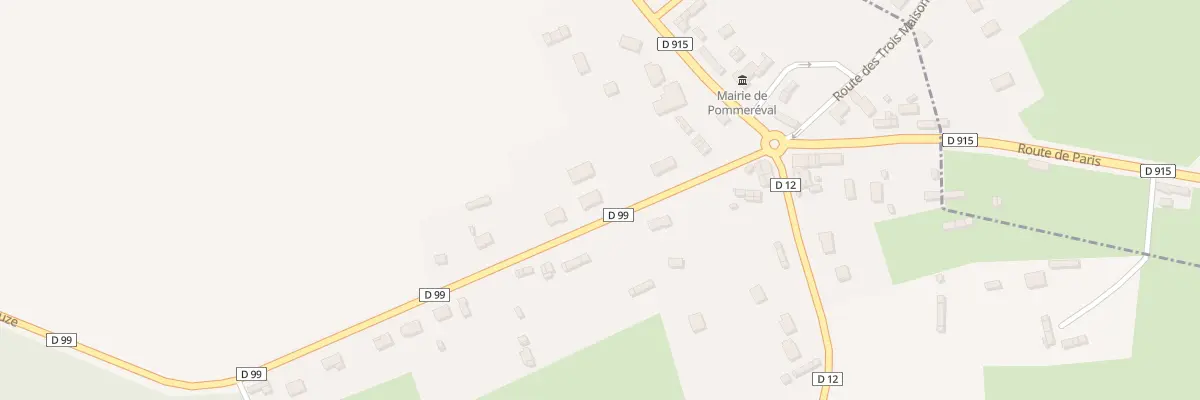 Plan du 156 Rte de la Heuze à Pommeréval