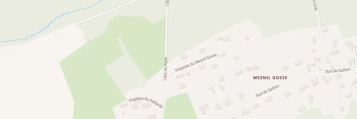 Plan du 1 Imp du Mesnil Gosse au Val d’Hazey