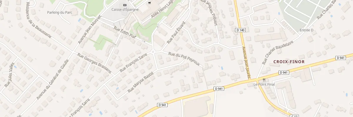Plan du 19 Rue Maryse Bastié à Panazol