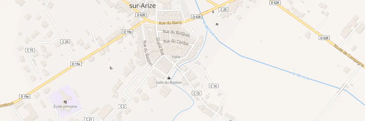 Plan du 2 Rue du Vieux Pont à Daumazan-sur-Arize